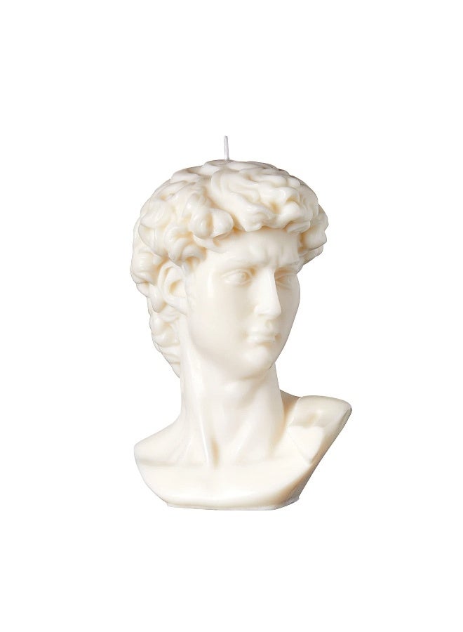 Bonus David Statue Scented Candle - Large Bust, Hand Poured Aroma for Home - Image 1